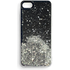 Блестящий чехол с блестками для Samsung Galaxy M31s Star Glitter черный