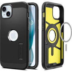 Spigen Чехол Tough Armor MagSafe для iPhone 15 Plus черный