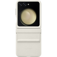 Samsung Кремовый кожаный чехол для Galaxy Z Flip 5