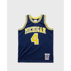 Mitchell & Ness Джерси Митчелл и Несс NCAA Swingman Road Мичиган1991 Крис Уэббер SMJY4437-UMI91CWEASBL / L