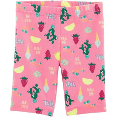 Carter's Baby Girls' Neon Ice Cream Tumbling Shorts, 12 Months