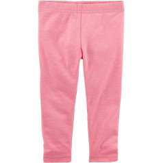 Carter's Baby Girls' Capri Leggings, 6 Months Pink