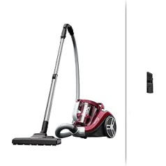 Rowenta RO4B23 Compact Power XXL Classic Bagless Vacuum Cleaner | 900 Watt | 3-Stage Filter System | XXL Capacity | Compact | 8.80 m Cleaning Radius | Includes 2-in-1 Crevice Nozzle | Red