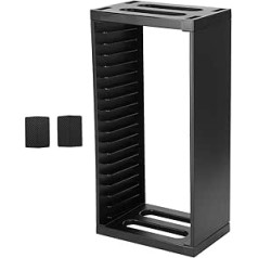 Marvellous Regal 19221 ABS Game Disc Storage Rack Tower Double Layer Organizer for PS4