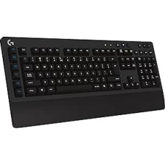 Logitech G613 LIGHT SPEED wireless mechanical gaming keyboard, tactile Romer-G switches, US QWERTY layout, Gray