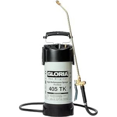 GLORIA High Performance Sprayer 405 TK Profiline | 5 L Capacity | Professional Steel Pressure Sprayer | With Pointer Pressure Gauge and Compressor Connection | 6 Bar | Oil-Proof