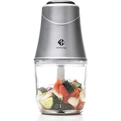 Family Care Electric Kitchen Chopper, 3 Titanium Blades, 300 W, 600 ml Glass Bowl, Multifunction, Meat Cutter, Onion Chopper, Vegetables, Nuts, Ice Cream