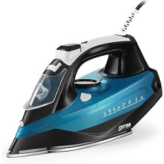 Steam Iron 2800 W, 4 Steam Settings, 400 ml Water Tank, Constant Steam Performance 45 g/min, Steam Boost 210 g/min, 3-Way Auto Shut-Off, Powerful Steam Iron