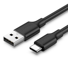 Прочный кабель USB - USB-C 480 Мбит/с 3А 1,5м черный