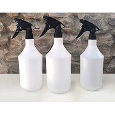 Pack of 3 – 1 Litre Spray Bottle Pump for Water and Liquid – Gardeners Accessory