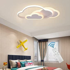 GHiycotdl Ceiling Pendant Light, Dimmable 3000-6500 K Modern Light Ceiling Lights for Living Room, Bedroom, Hallway and Children's Room (52 cm)