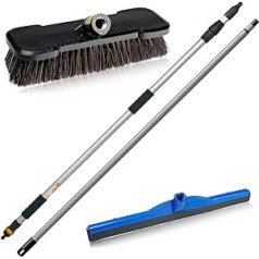 Cleaning Photovoltaic Panels. Cleaning Solar System. Photovoltaic Brush Water Brush Soft Natural Bristles Also Ideal for Motorhome Truck Machine. Brush Scratch Resistant