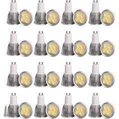 Mengjay 16 Stück - GU10 LED Lampen 6W GU10 Sockel 500-520lm Warmweiß 60° Abstrahwinkel LED Birnen LED Leuchtmittel …