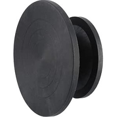 OKAT Sculpting Wheel, Craft Manual Adjustable Pottery Wheel Ceramic Machine with Base for Pottery (All Black 30 cm)