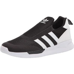 adidas Originals Baby Boys Zx 360 Trainers, Black/White/Black, 7 Infant US, Black / white