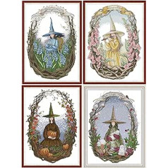 Abillyn 4 Seasons in the Wizarding World Printed Cross Stitch Kit