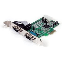 Startech.com 2 Port Native PCI Express RS232 Serial Adapter Card with 16550 UART