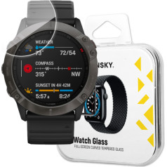 Гибридное защитное стекло для Garmin Fenix 6X, прозрачное