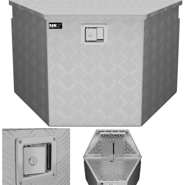 Запираемый алюминиевый ящик для инструментов 150 л 81,5 x 47,5 x 46 см