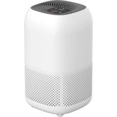Amazon Basics - Очиститель воздуха, охватывает до 12 м² пространства, с True HEPA & Advance Carbon Air Filters, CADR 100 м³/ч, удаляет 99,97% пыльцы, аллергенов, пыли, дыма, EU 