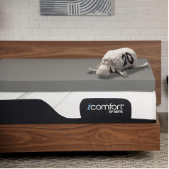 Serta Матрас Carbon Dream Memory Foam Mattress Topper, Double, Grey
