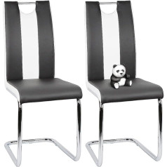 Yizhe Стулья для столовой, комплект стульев-качелей, стул для столовой, стул для гостиной, чехол из искусственной кожи, можно использовать на 