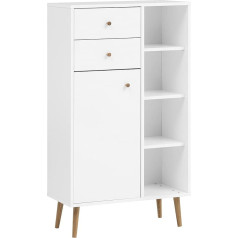 Schildmeyer Jonte Highboard 148442 Composite Wood White Matt 67,1 x 33 x 118,9 см