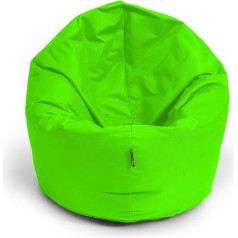 Bubibag Кресло-мешок 2-в-1 с наполнителем, размер L - XXL - можно использовать как подушку для сидения или пола в форме капли - Кресло / Кресло / Кресл