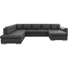 Mirjan24 Niko Corner Sofa Дизайнерский диван, который можно использовать как кровать. П-образный диван в большом ассортименте цветов. Комплект для гос
