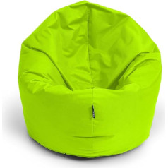 Bubibag Bean Bag, подушка для сидения 2-в-1 с наполнителем из полистирола EPS, 32 цвета, подушка для пола, кресла, дивана (145 см, зеленый киви)
