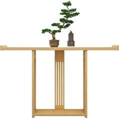 Generic Консольные столики для прихожей, узкий консольный столик, высокий диванный столик из массива дерева, оформление входа в гостиную, стол