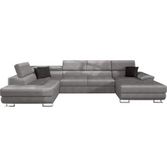 Mirjan24 Угловой диван Cotere bis, угловой диван, диван с функцией сна и спальным местом, U-образный диван, выбор цветов Живой ландшафт от производит