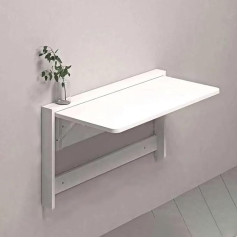 Wazcsd Складной боковой стол для настенного монтажа, настенный плавающий складной стол, складной настенный стол, деревянный складной настенн