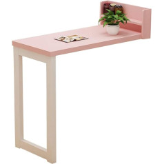 Lamxf-Computertisch Складной настенный стол, стол для кофе-бара, обеденный стол для кухни, стол для компьютерной рабочей станции в офисе, розовый нас