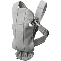 BabyBjörn Mini 3D Jersey Baby Carrier, светло-серый