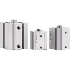 ACQ20 ACQ25 Bohrung 20 мм 25 мм Hub 5-100 мм Kolben Kompakte pneumatische Luft doppeltwirkende Zylinder ACQ20-10 ACQ25-30 (Farbe: Втулка 5 мм, Größe: ACQ25 (mit Magnet))