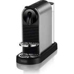 Капсульная кофемашина Nespresso De'Longhi CitiZ Platinum EN220.T, капсульная кофемашина, капсульная кофемашина, 4 размера чашек, давление 19 бар, 1260 Вт, титан