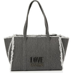 Женская черная сумка через плечо Love Moschino Jc4320pp0ikq0000, черный