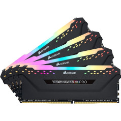 Corsair Vengeance RGB PRO 64GB (4 x 16GB) DDR4 3600 (PC4-28800) C18 Desktop Memory Black
