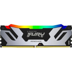 Kingston Fury Renegade Black RGB XMP 16GB 7200MT/s DDR5 CL38 DIMM Desktop Gaming Memory - KF572C38RSA-16