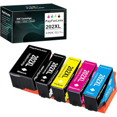 PayForLess 202XL картриджи для принтера Epson XP 6000 картриджи для принтера Epson XP 6100 картриджи для принтера Epson 202XL совместимый Epson XP-6100 картриджи для при