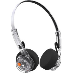 MONDO Freestyle On-Ear Bluetooth Headphones, Transparent