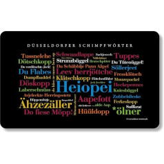 Доска для завтраков Düsseldorfer Schimpfwörter