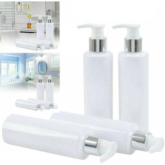 ARAZO SHAFAH® 5 x 500 мл пустые бутылки с насосом многоразовые мыло дозатор бутылки пластиковые прозрачные насос многоразовые пустые бутылки для ж