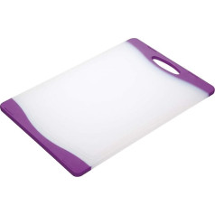 Colourworks Beidseitig verwendbares Polyethylen-Schneidbrett, 35 см x 24 см - Violett