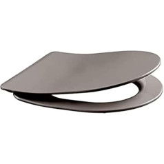 Wirquin 20722690 Унитаз-биде Admiral top fix, Abschließbar und Absenkautomatik, grau