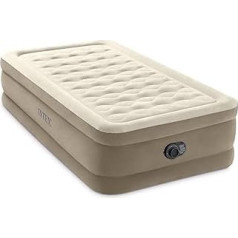 Intex Twin Ultra Plush Air Bed with Fiber-Tech RP, размер в надутом состоянии: 99 см x 191 см x 46 см (64426ND)
