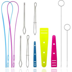 Набор гибких нитевдевателей, легкий нитевдеватель, инструменты для замены нити, металлический нитевдеватель, швейные инструменты для тка