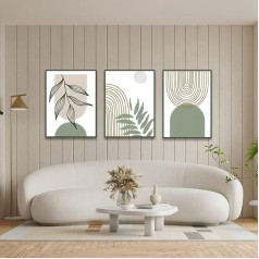 Muovel Абстрактные картины на холсте, набор из 3, современный постер с геометрическими линиями, постер абстрактного искусства, декор стен, дек
