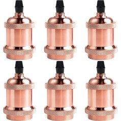 DiCUNO E27 Винтажный массивный держатель лампы из алюминия и керамики, адаптер для лампочки Эдисона, DIY настенный, настольный напольный или пот